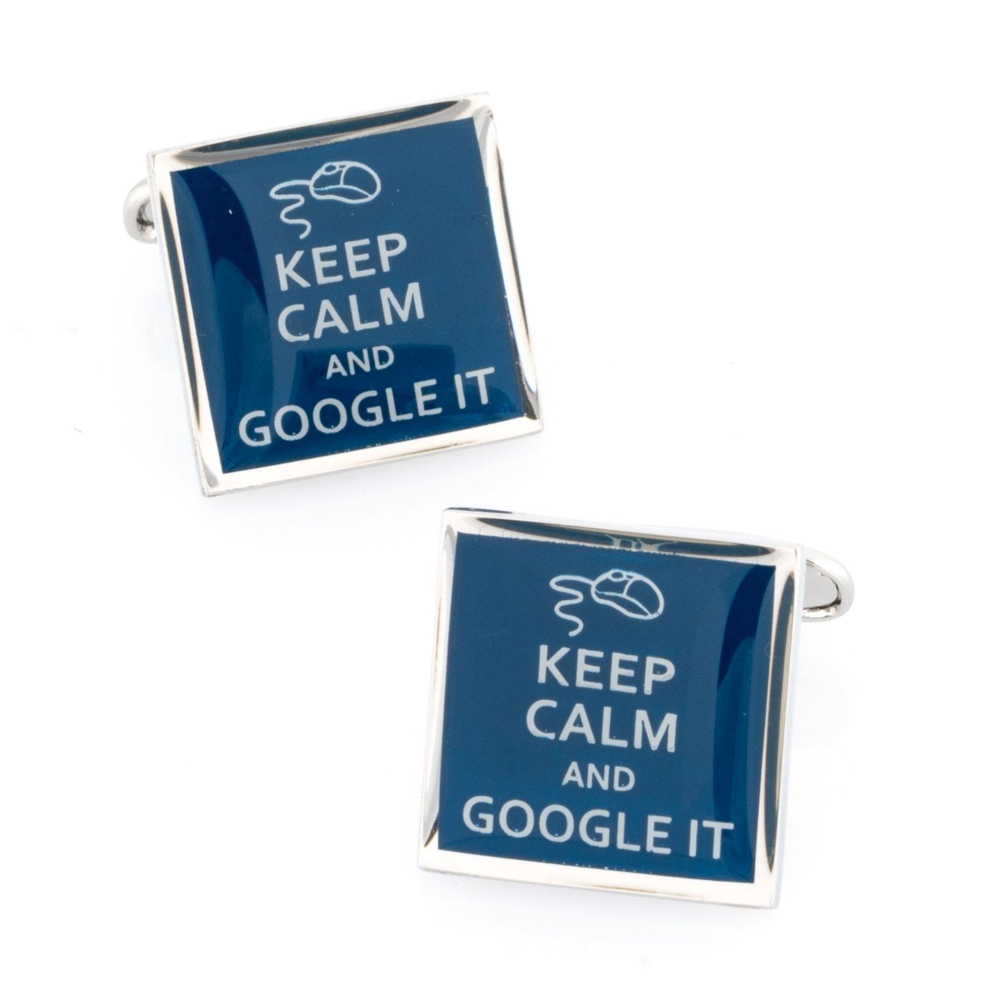 Keep Calm and Google It Novelty Cufflinks Clinks Australia 