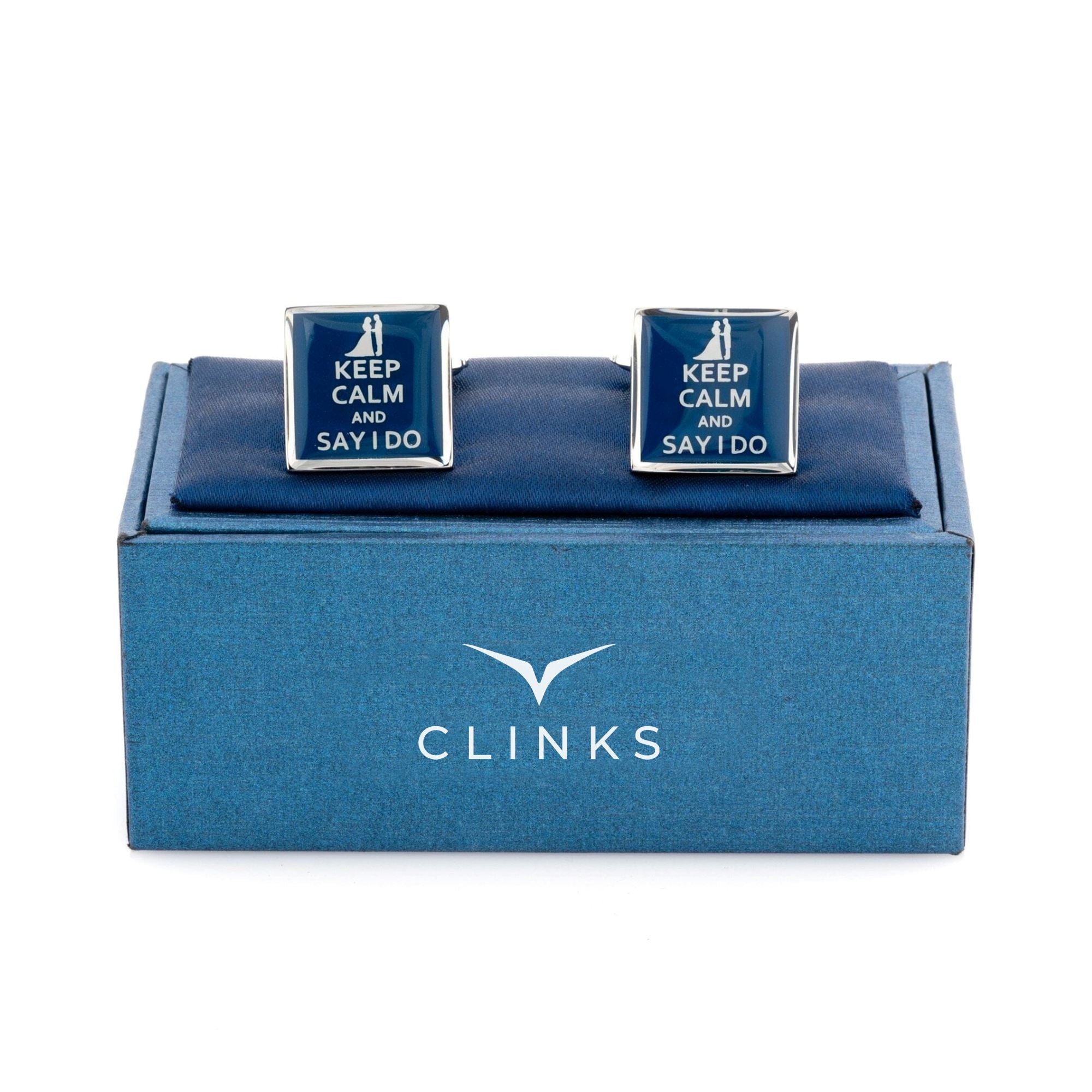 Keep Calm and Say I Do Cufflinks Novelty Cufflinks Clinks Australia 