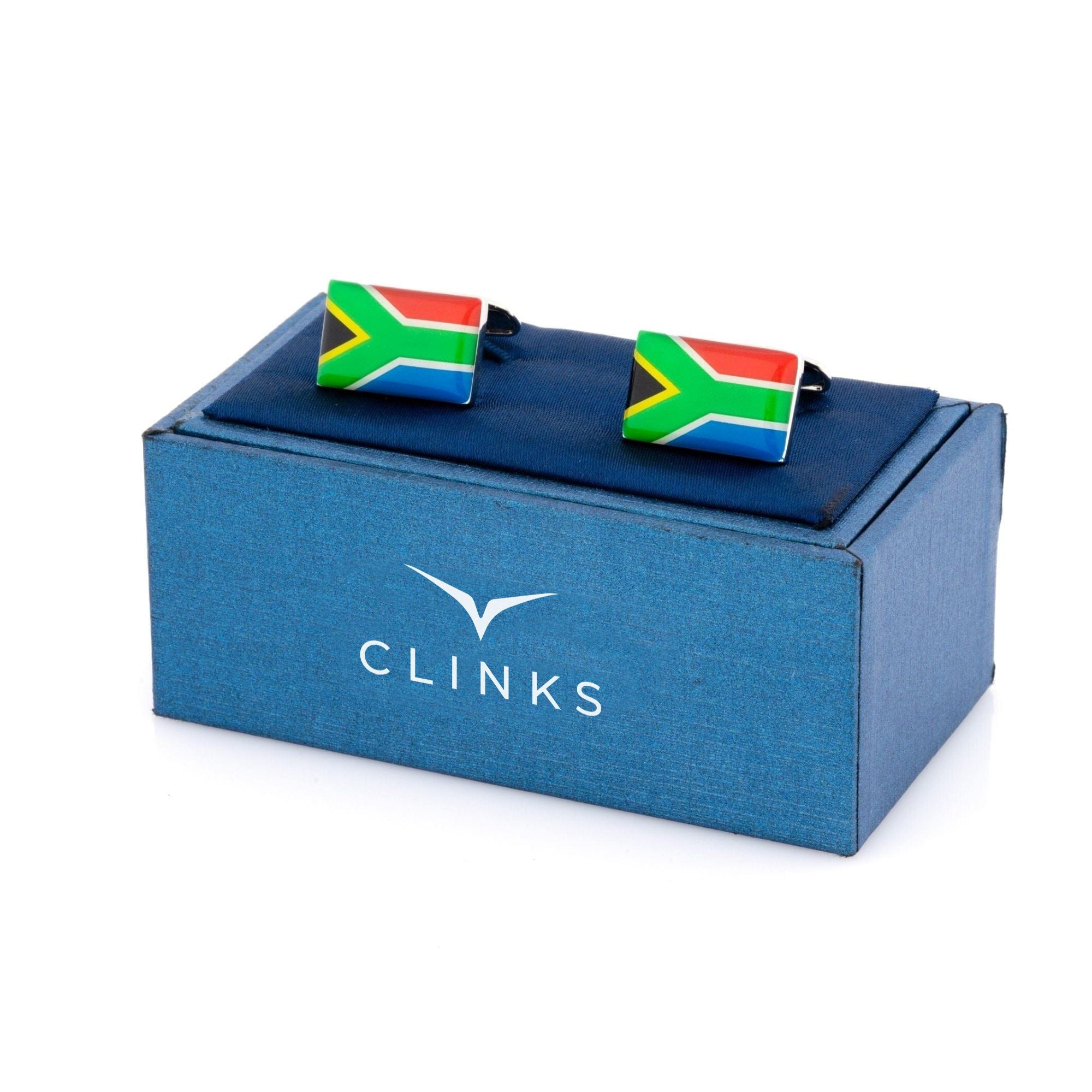Flag of South Africa - South African Flag Cufflinks Novelty Cufflinks Clinks Australia 