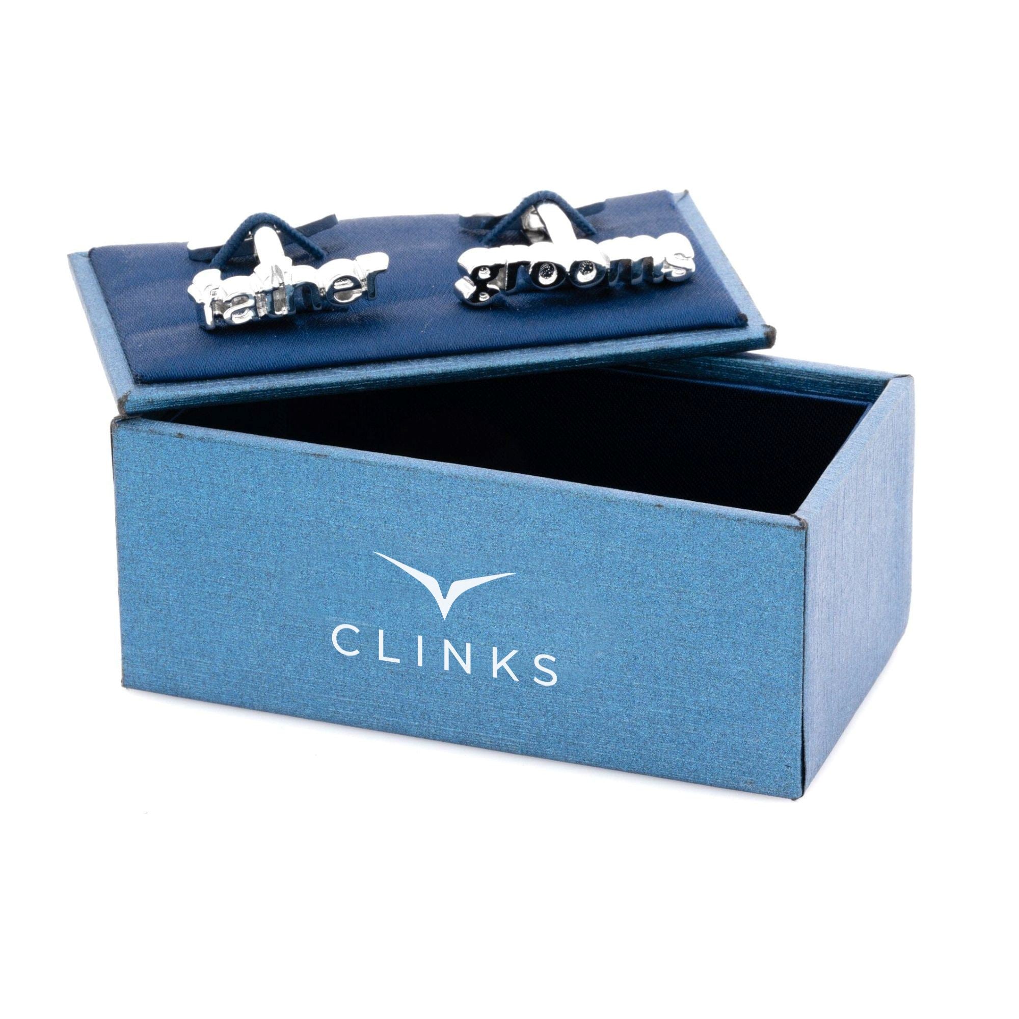 Grooms Father cut-out style Wedding cufflinks Wedding Cufflinks Clinks Australia 