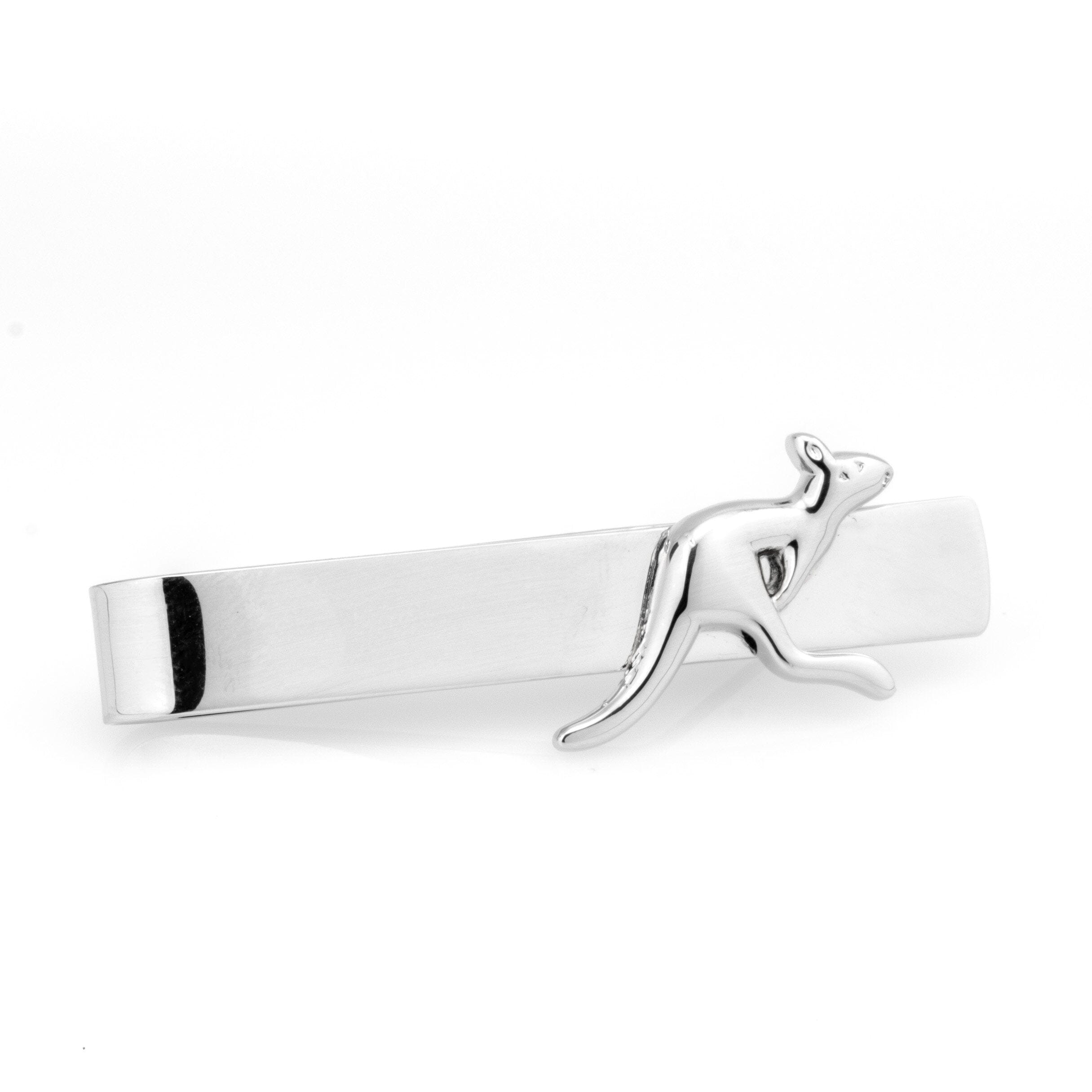 Australian Kangaroo Tie Bar Tie Clips Clinks 
