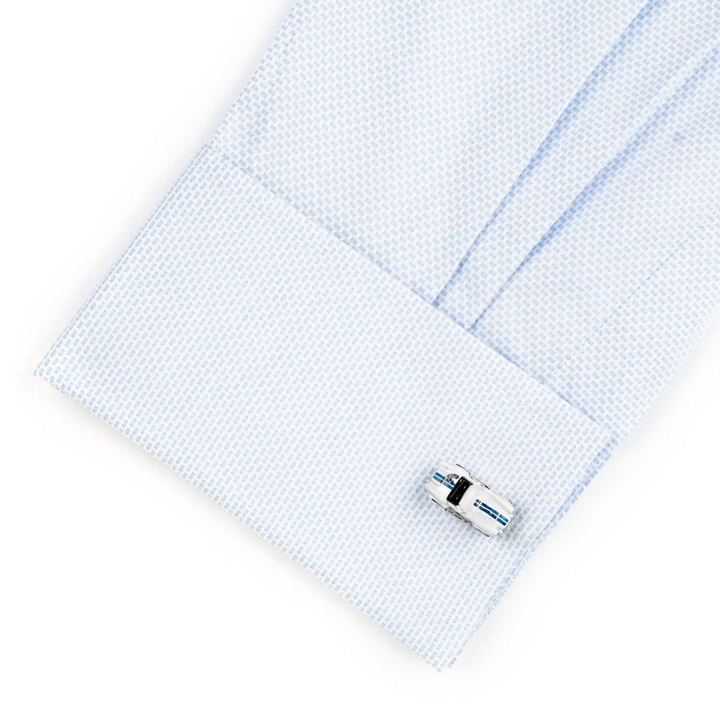 Blue White Classic Sports Car Cufflinks (AC Shelby Cobra) Novelty Cufflinks Clinks Australia 
