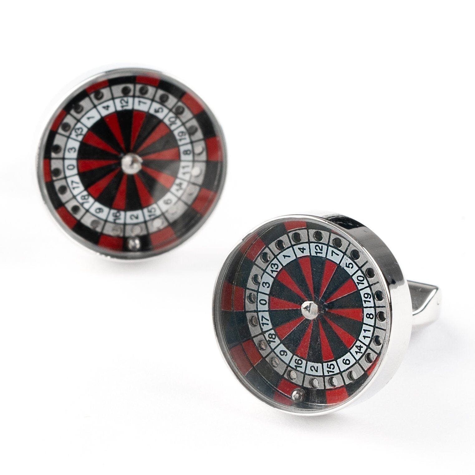 Roulette Wheel & Ball Cufflinks Novelty Cufflinks Clinks Australia 
