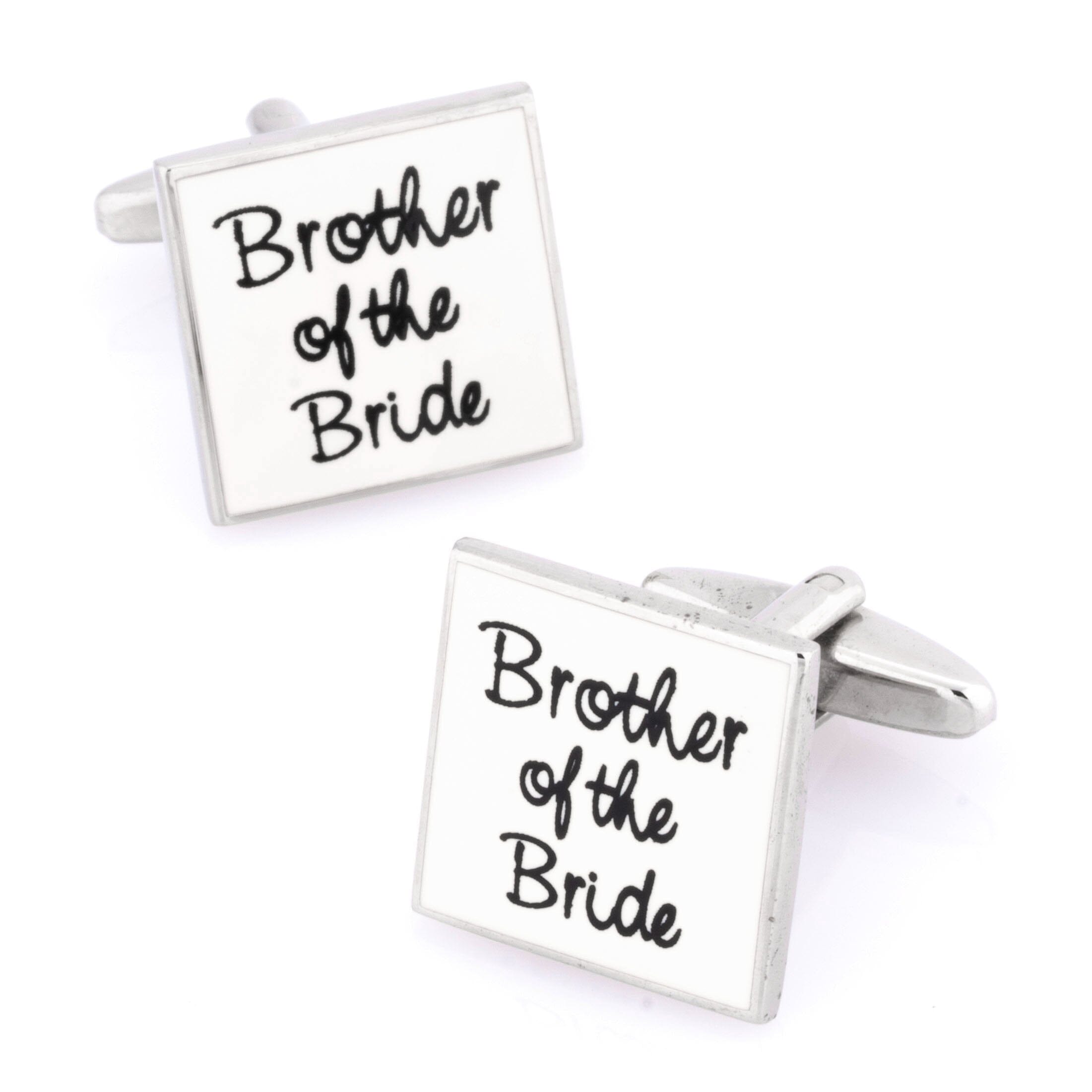 Brother of the Bride White Wedding Cufflinks Wedding Cufflinks Clinks Australia Brother of the Bride White Cufflinks 