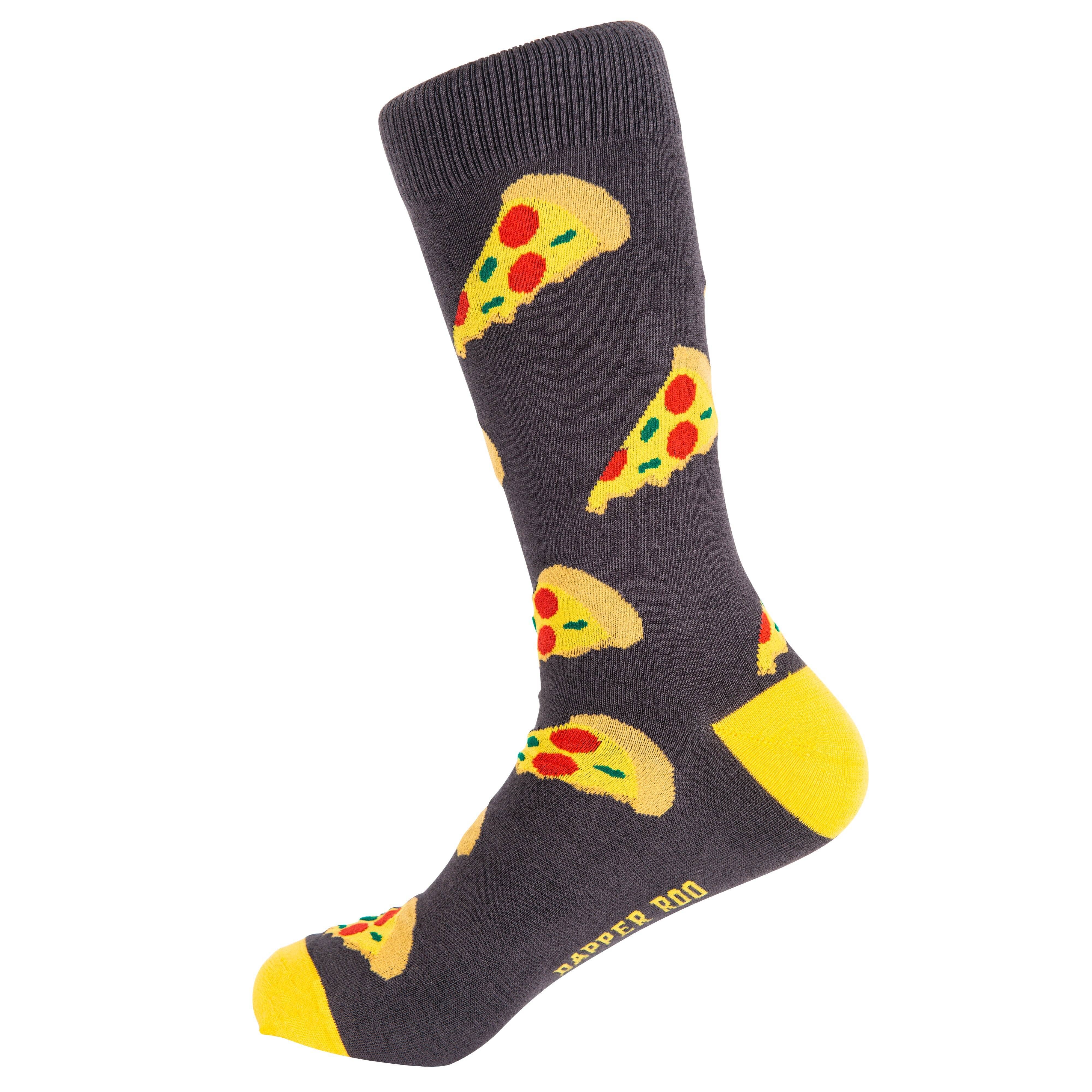 Slice Slice Baby Pizza Bamboo Socks by Dapper Roo Socks Dapper Roo 