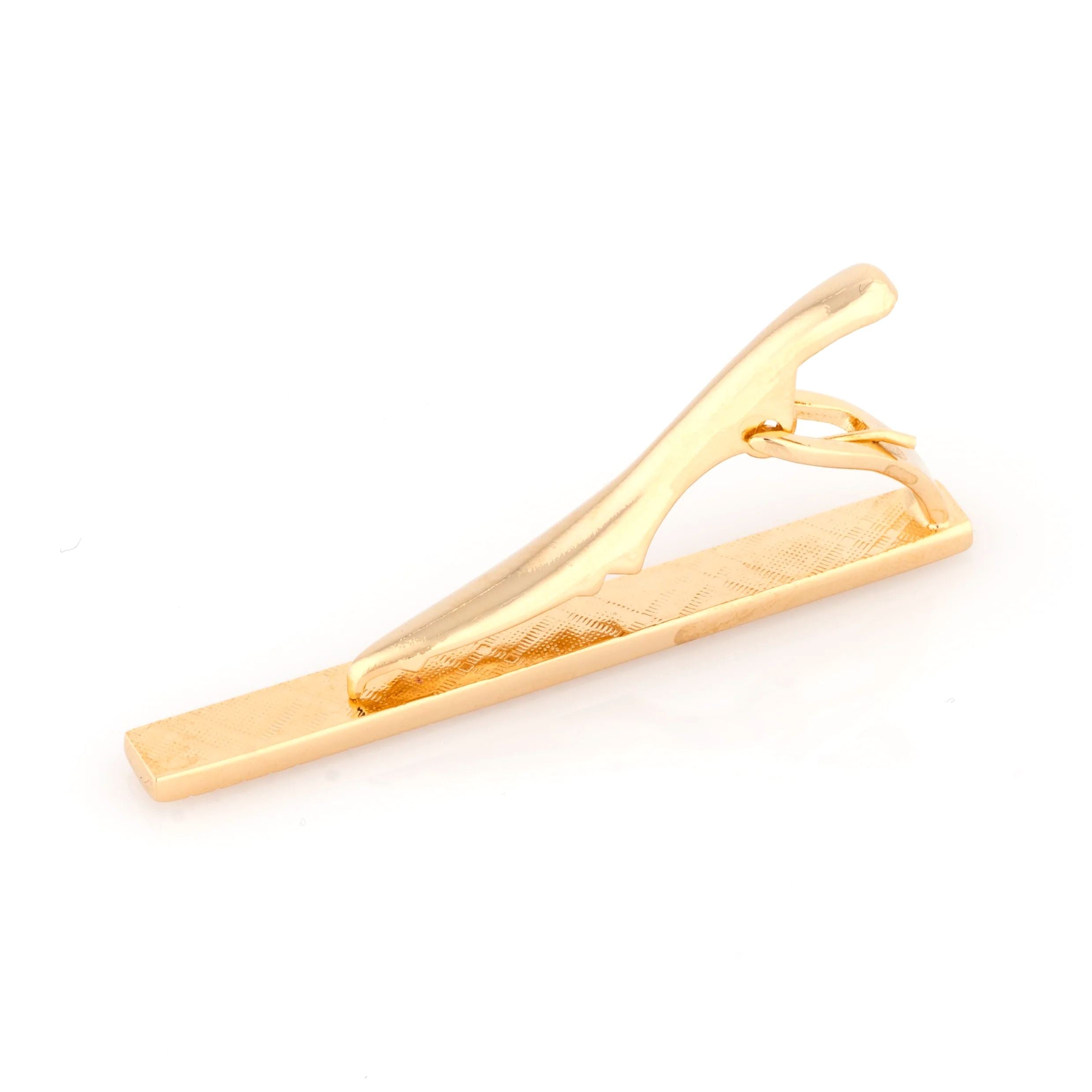 Brushed Rose Gold Tie Clip Tie Clips Clinks Australia 