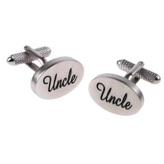 Uncle Script Cufflinks Novelty Cufflinks Clinks Australia Uncle Script Cufflinks 