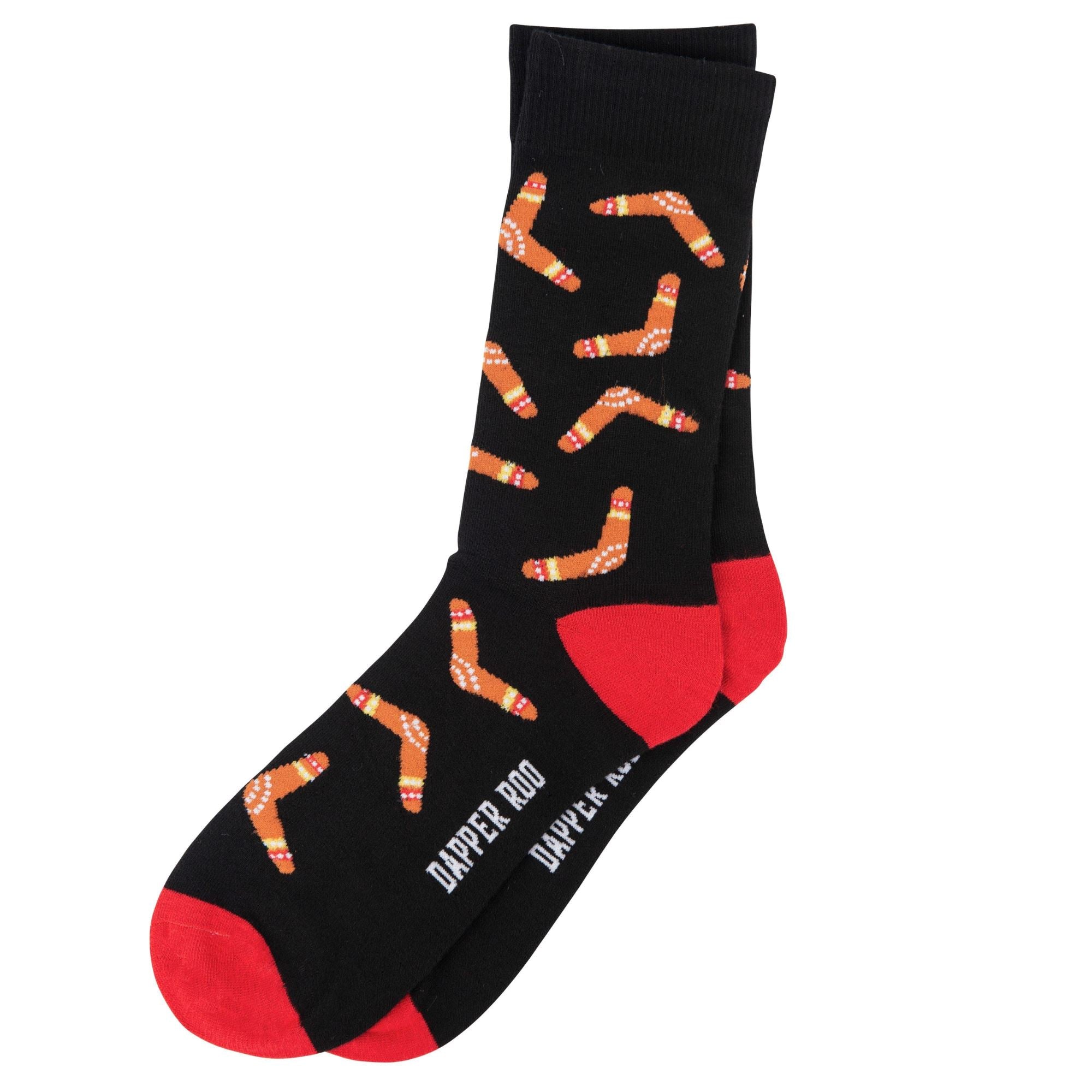 Life is Like a Boomerang Bamboo Socks by Dapper Roo Socks Dapper Roo 