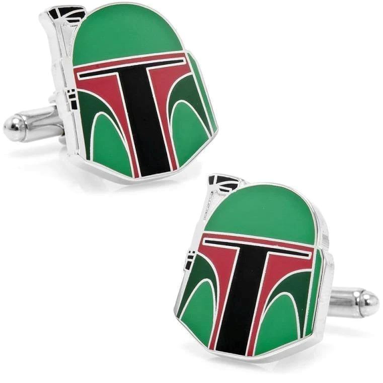 Star Wars Boba Fett Helmet Cufflinks Novelty Cufflinks Star Wars 
