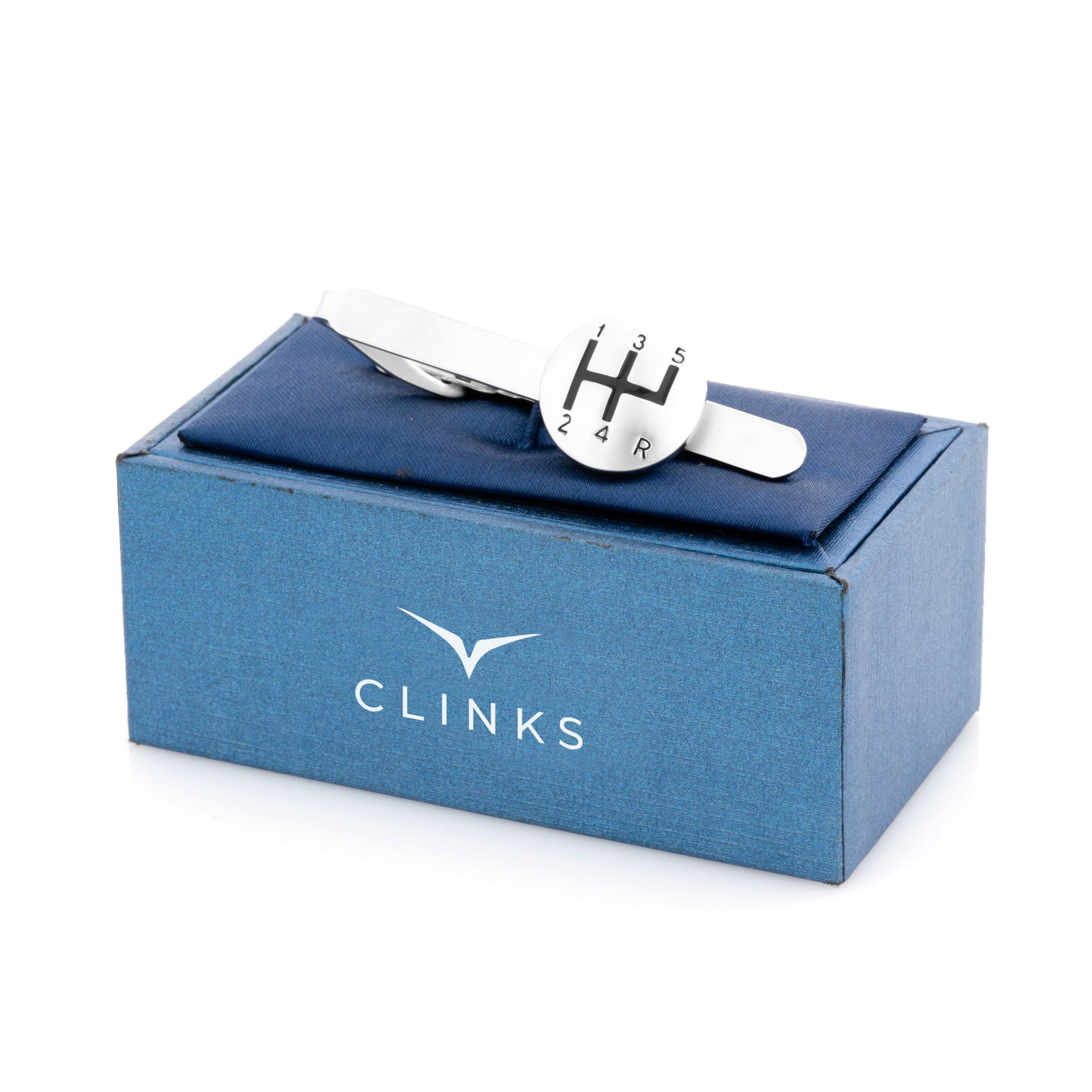 Gear Shift Tie Clip Tie Clips Clinks 
